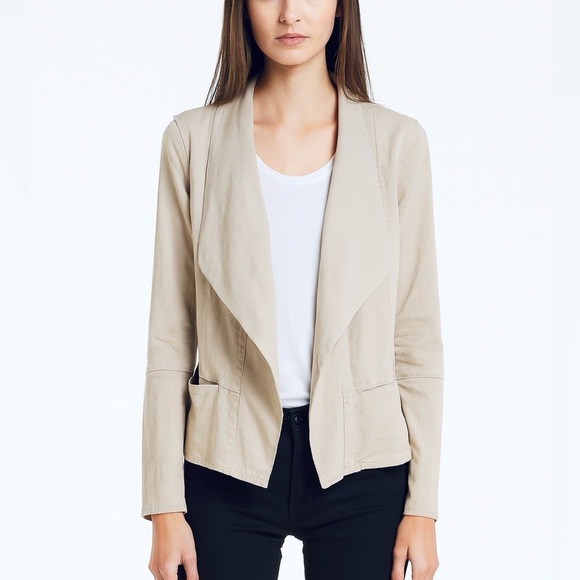 Max Studio Jackets & Blazers - Max Studio faux suede shawl collar open thin spring jacket